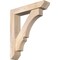 Ekena Millwork Balboa Slat Smooth Bracket w/ Offset Brace, Douglas Fir, 5 1/2"W x 26"D x 30"H BKT0604X26X30BOA06SDF - alternate 1